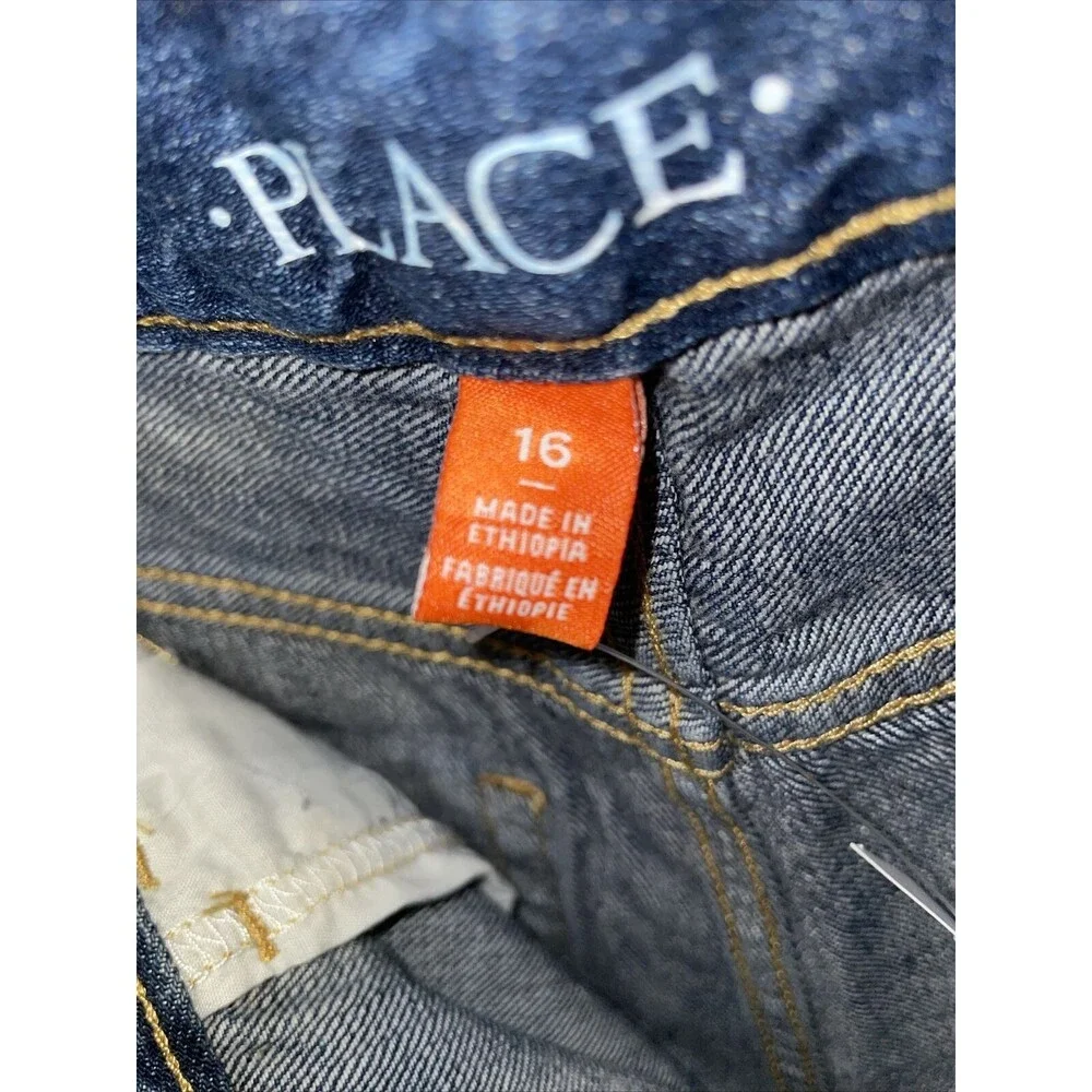 The Children’s Place Denim Jean Shorts Go Size 16